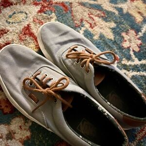 Vans Men's Sneakers in Gray and Brown Size 10